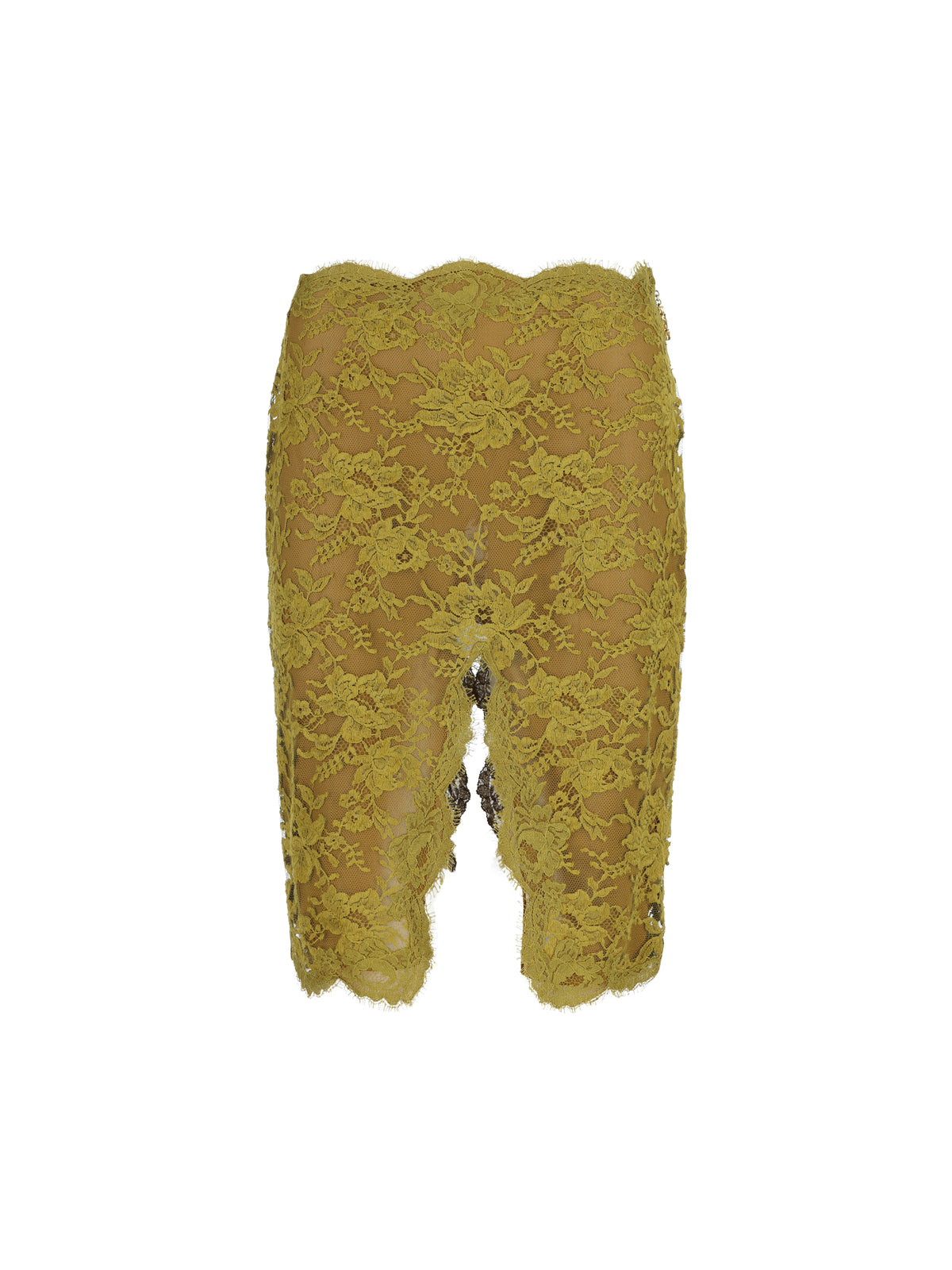 Gonna realizzata in pizzo. A008DA Y4J243456 SAINT LAURENT 