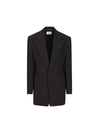 Giacca realizzata in lana vergine A008DL Y5L372084 SAINT LAURENT 