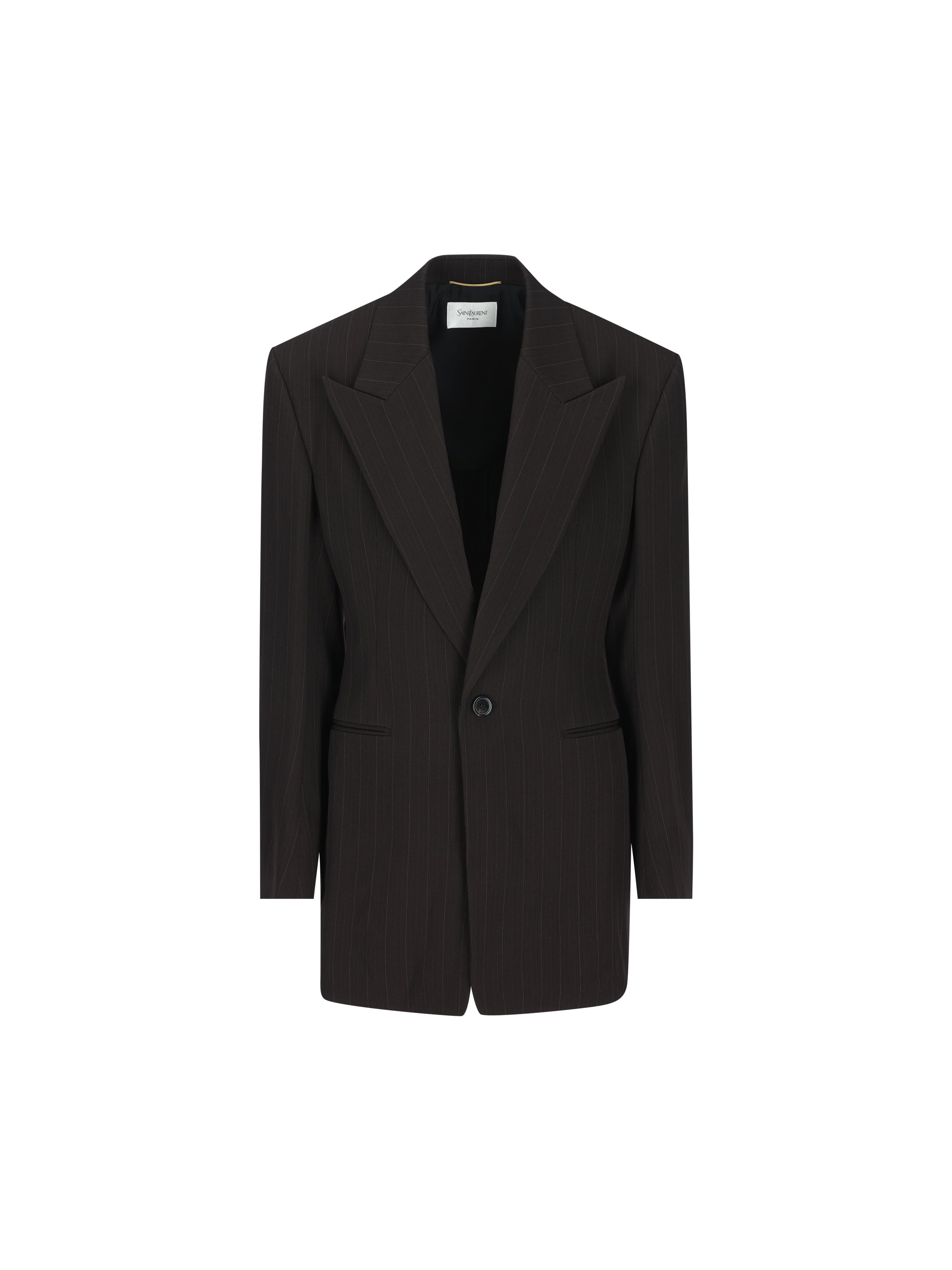 Giacca realizzata in lana vergine A008DL Y5L372084 SAINT LAURENT 