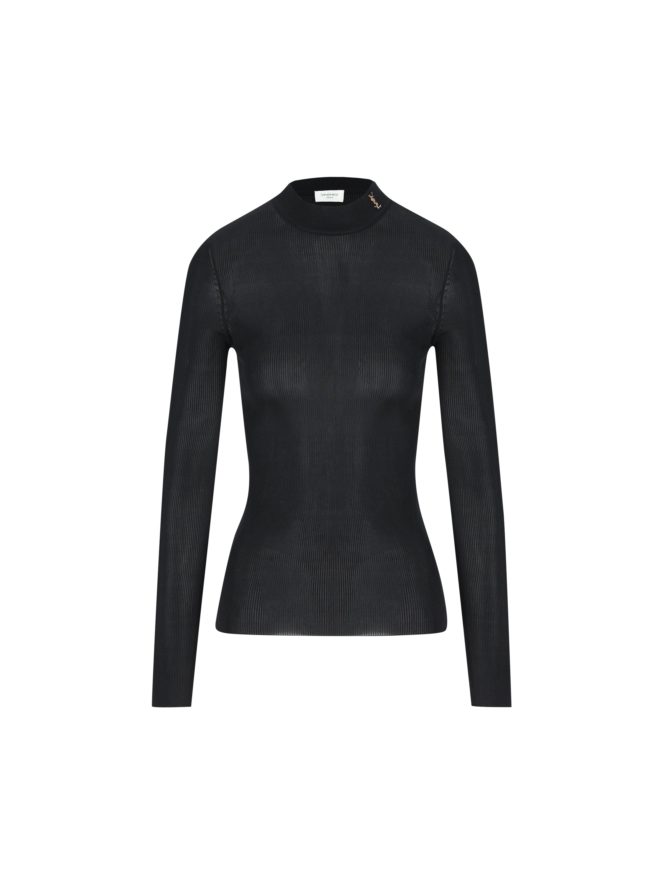 Pullover in seta. A009RQ Y76PE1000 SAINT LAURENT 