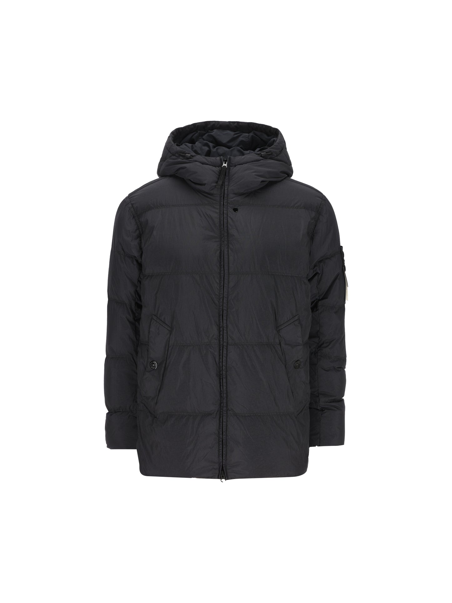 Piumino con cappuccio in nylon rep riciclato leggero 4100037 S0A23V0020 STONE ISLAND 