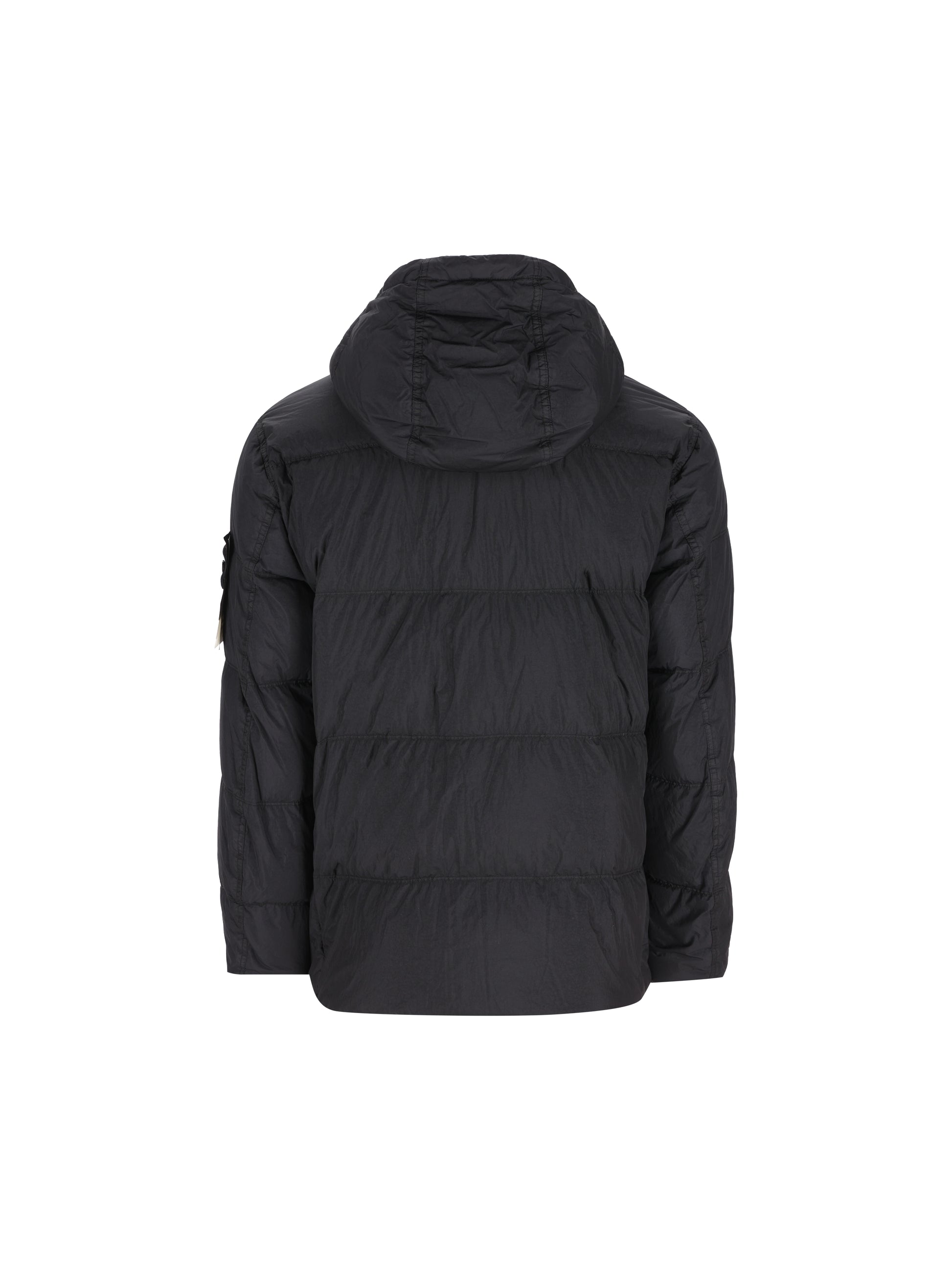 Piumino con cappuccio in nylon rep riciclato leggero 4100037 S0A23V0020 STONE ISLAND 