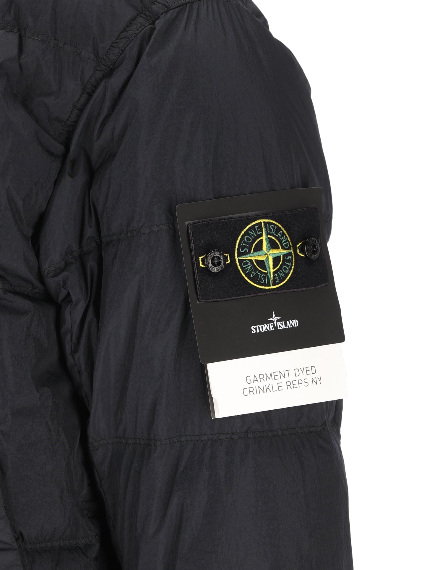 Piumino con cappuccio in nylon rep riciclato leggero 4100037 S0A23V0020 STONE ISLAND 