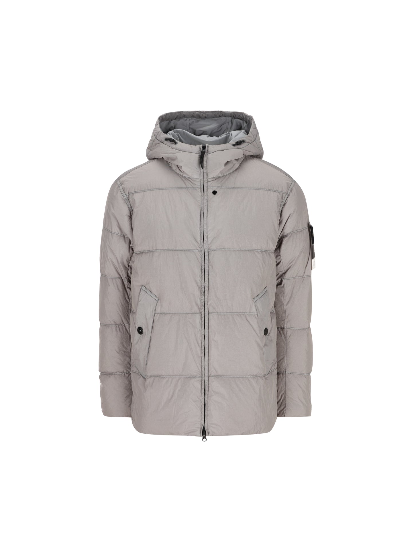 Piumino con cappuccio in nylon rep riciclato leggero 4100037 S0A23V0060 STONE ISLAND 