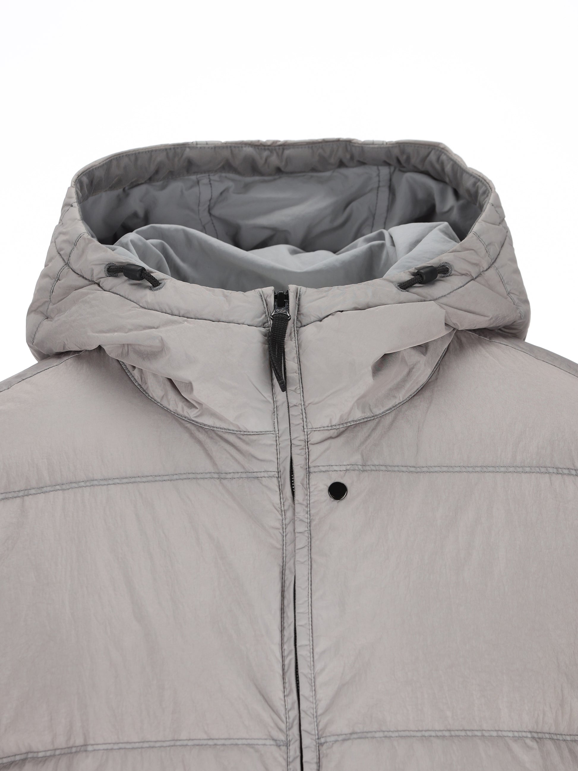 Piumino con cappuccio in nylon rep riciclato leggero 4100037 S0A23V0060 STONE ISLAND 