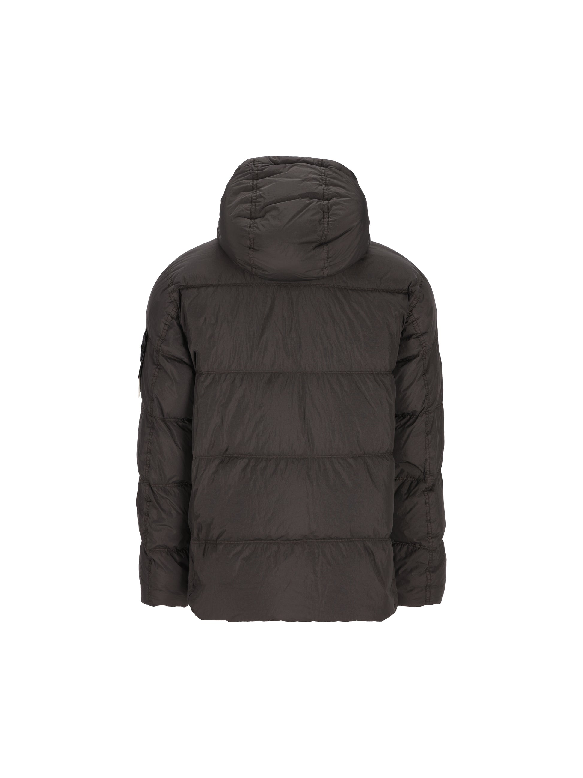 Piumino con cappuccio in nylon rep riciclato leggero 4100037 S0A23V0062 STONE ISLAND 