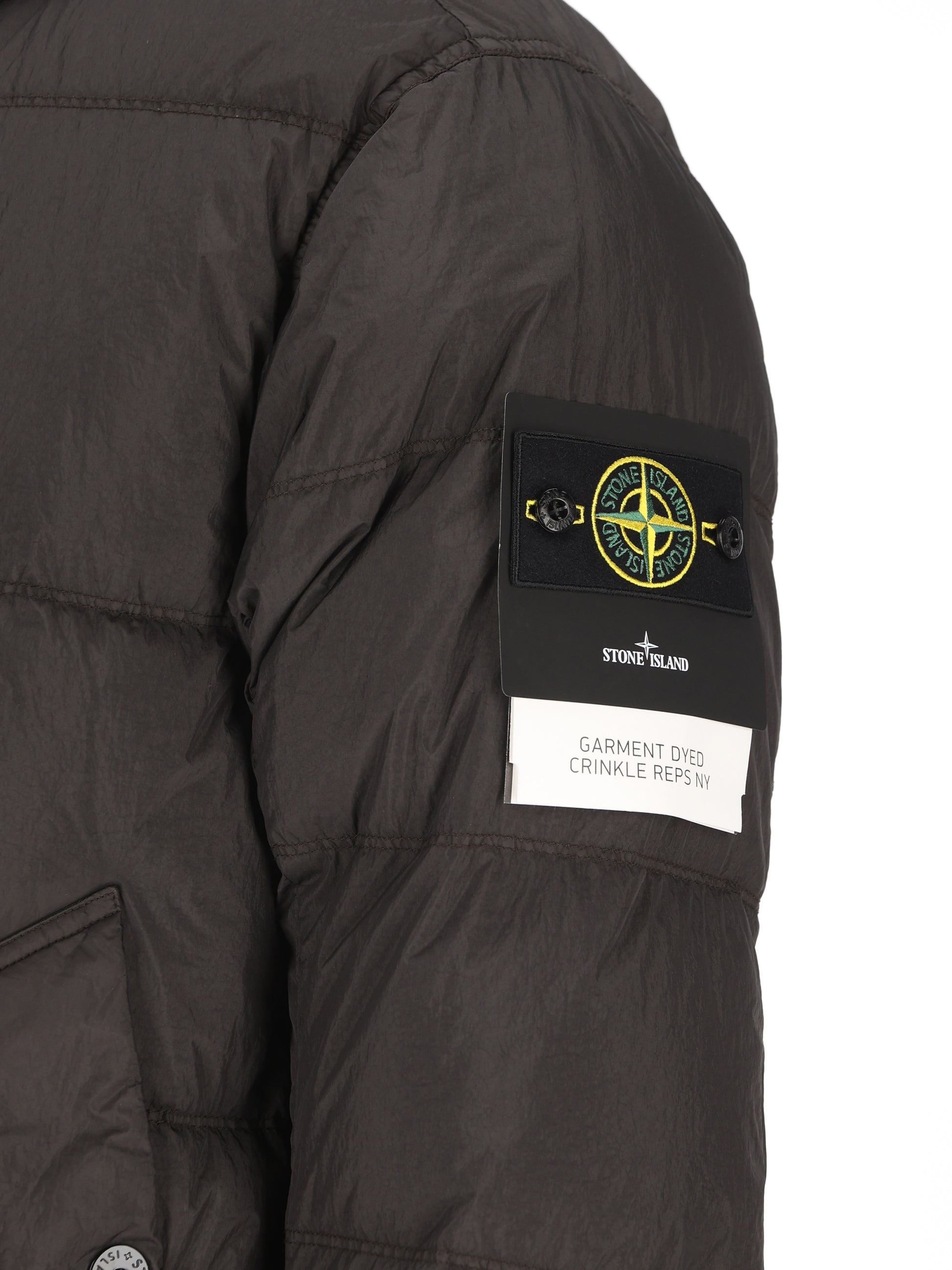 Piumino con cappuccio in nylon rep riciclato leggero 4100037 S0A23V0062 STONE ISLAND 