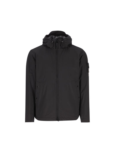 Giacca con cappuccio e membrana resistente all'acqua e al vento 4100108 S0A27V0029 STONE ISLAND 