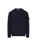 Maglione girocollo in lana d'agnello con dettagli a punto rovescio 5100072 S00A3V0020 STONE ISLAND 