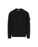 Maglione girocollo in lana d'agnello con dettagli a punto rovescio 5100072 S00A3V0029 STONE ISLAND 
