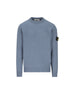 Maglione girocollo in lana d'agnello con dettagli a punto rovescio 5100072 S00A3V002B STONE ISLAND 