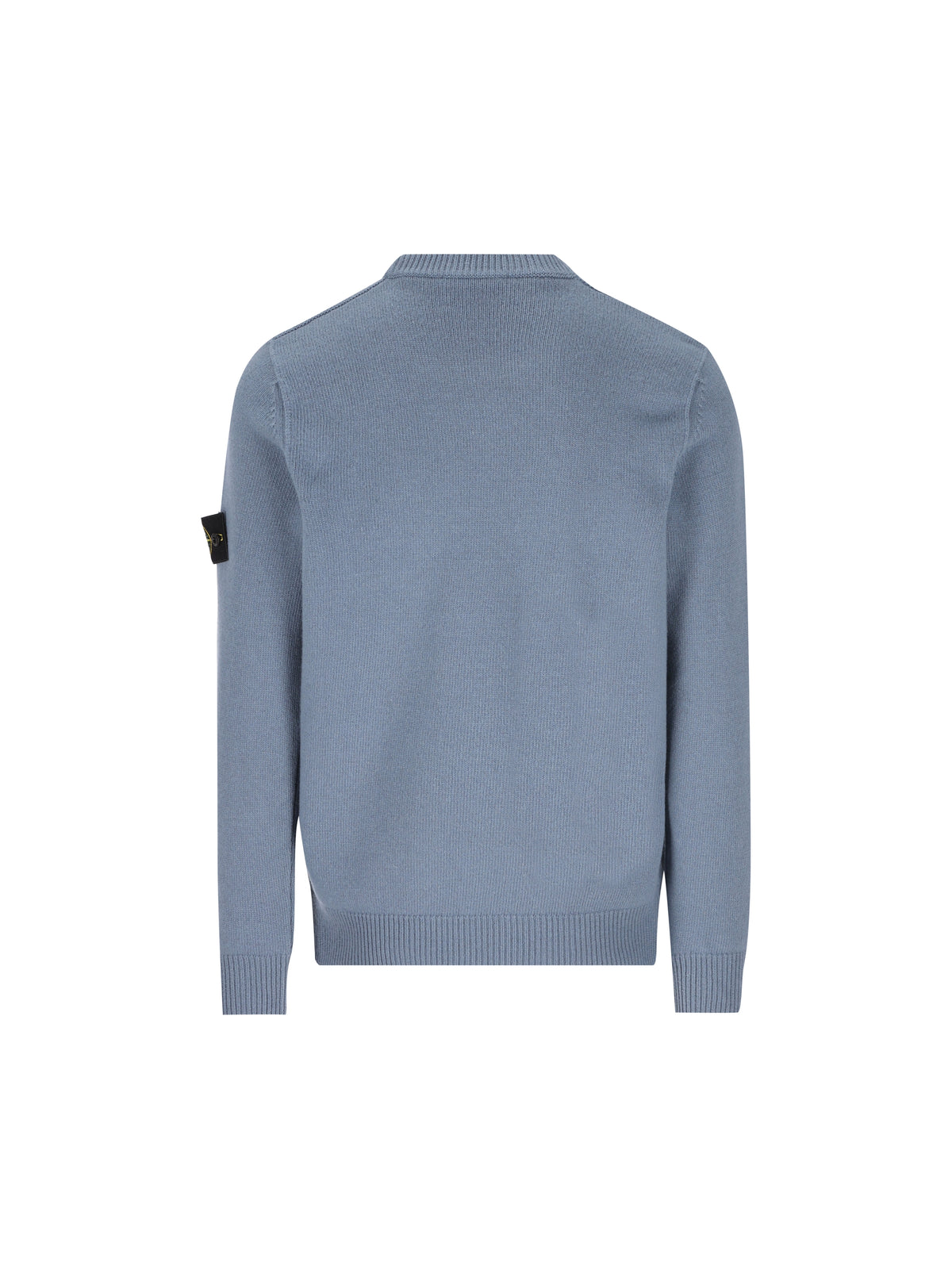 Maglione girocollo in lana d'agnello con dettagli a punto rovescio 5100072 S00A3V002B STONE ISLAND 