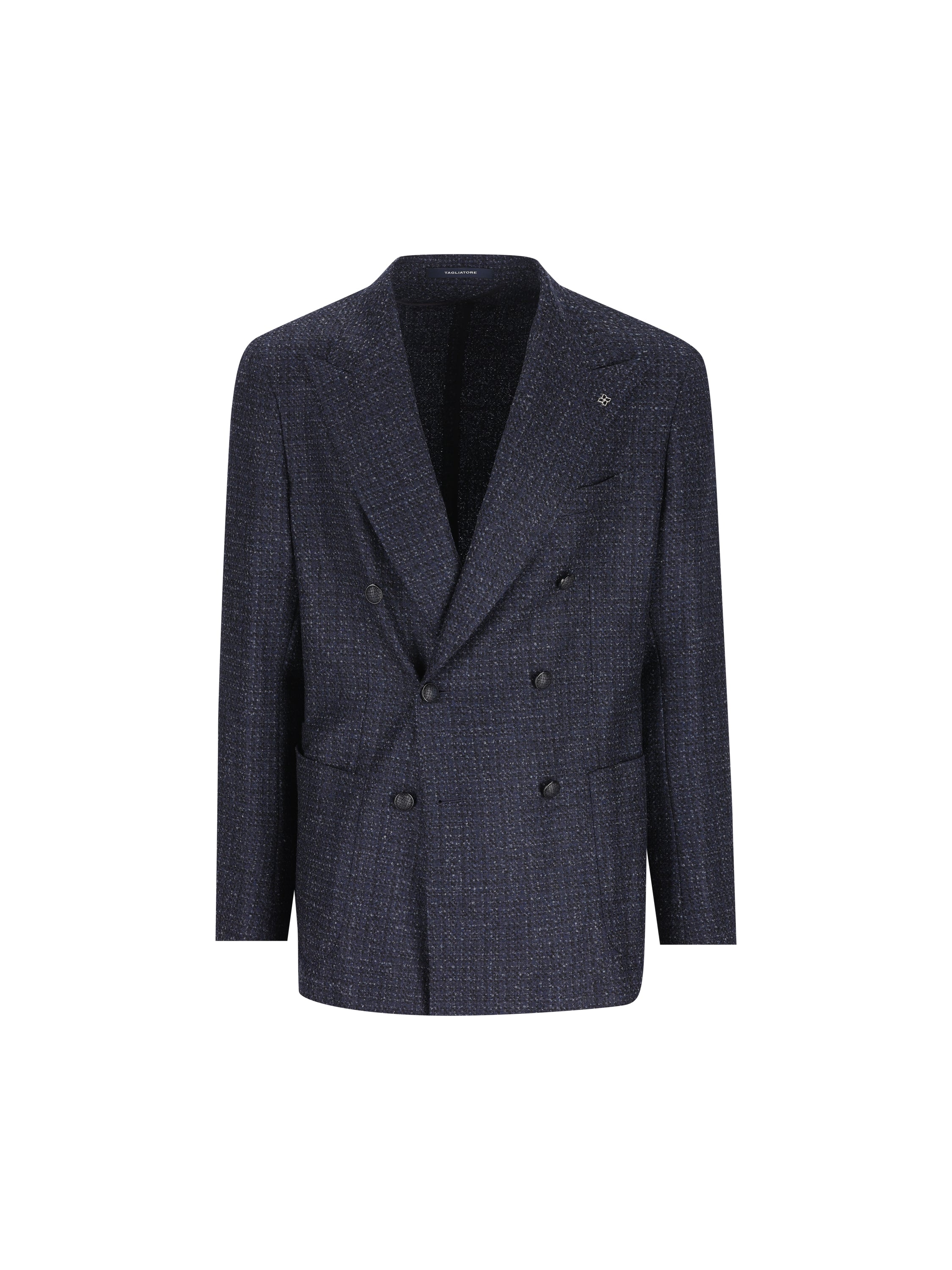 Giacca doppiopetto in lana vergine bouclé 1SHO20K AI440092EB824387 TAGLIATORE 