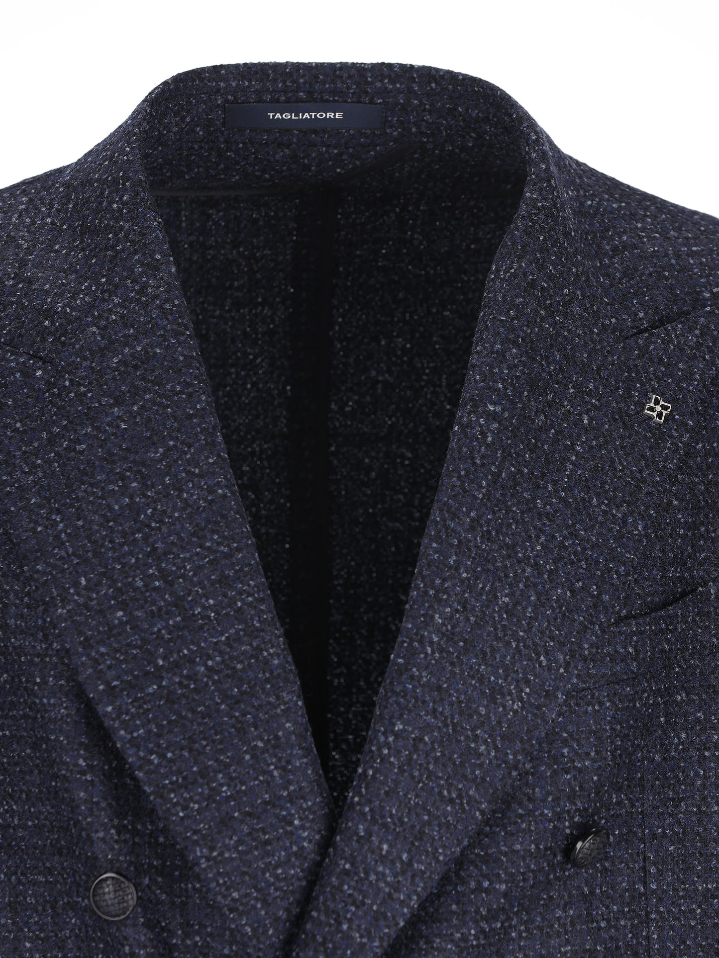 Giacca doppiopetto in lana vergine bouclé 1SHO20K AI440092EB824387 TAGLIATORE 