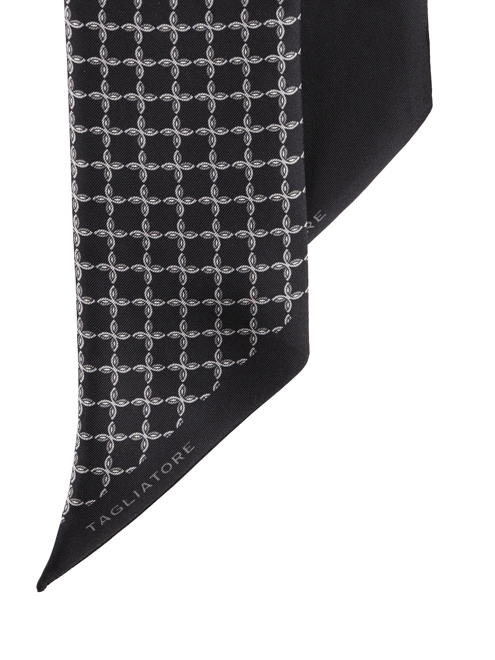  FOULARD8 AINTI26-02BLACK2111 TAGLIATORE 