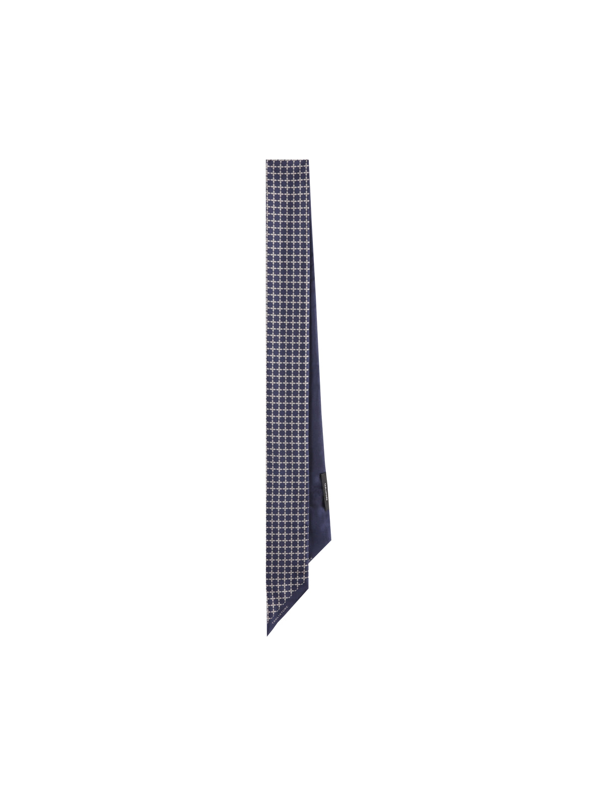 Foulard realizzato in seta. FOULARD8 AINTI26-02NAVY387 TAGLIATORE 