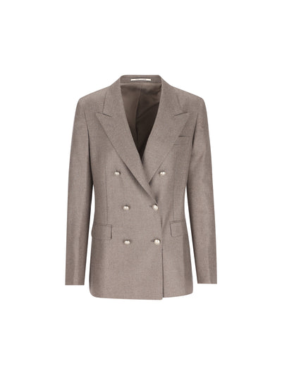 Giacca Doppiopetto in Lana Vergine e Cashmere J-PARIGI10B 010021G1085 TAGLIATORE 