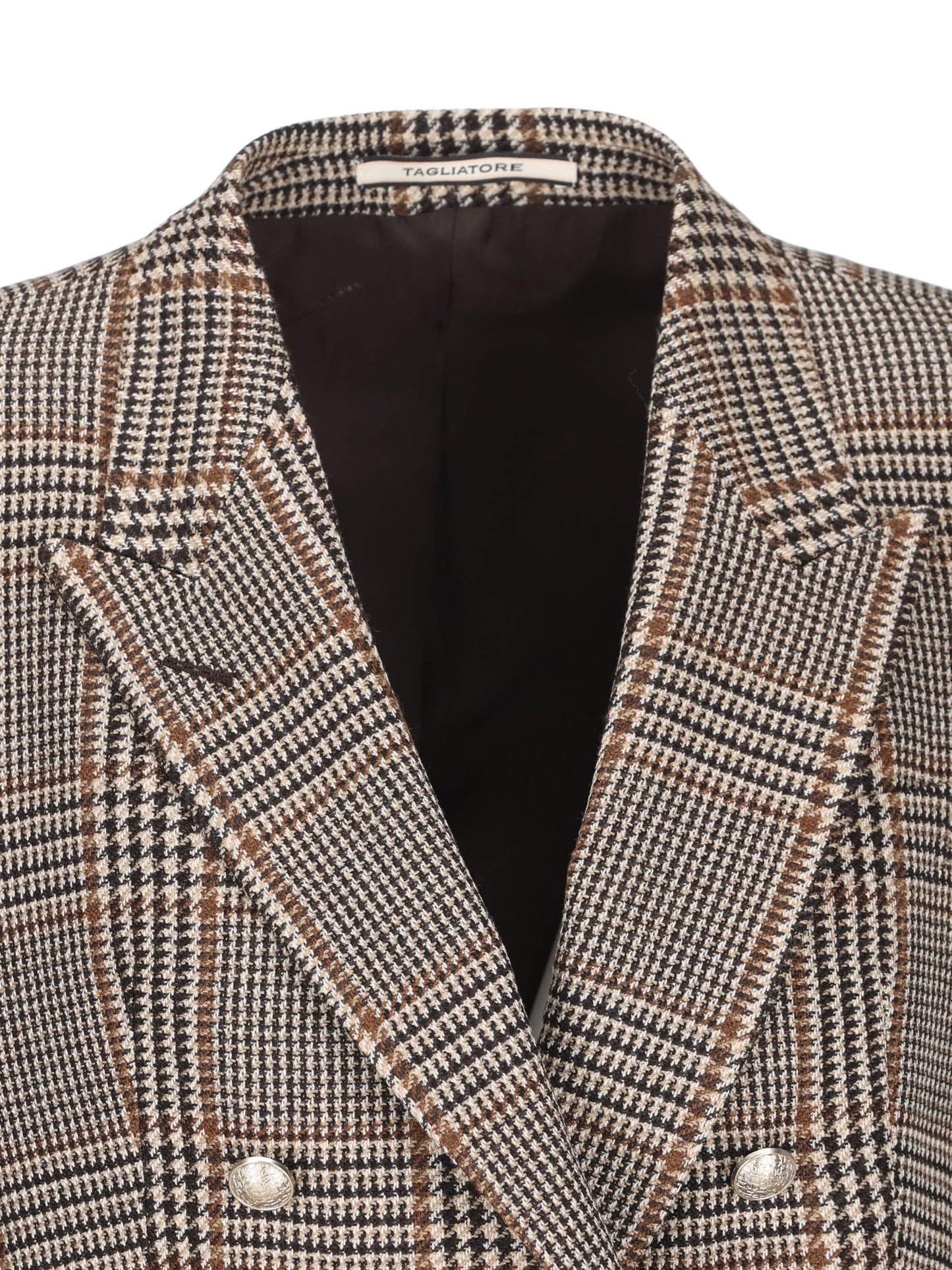 Blazer Doppiopetto Donna in Lana Vergine Check J-PARIGI10B 120200M1098 TAGLIATORE 