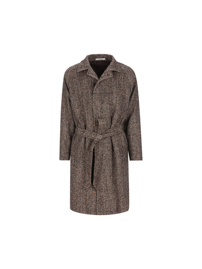 Cappotto Uomo in Lana a Spina di Pesce SALOMON/S ST 340364EM9031348 TAGLIATORE 