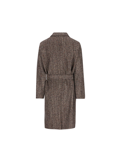 Cappotto Uomo in Lana a Spina di Pesce SALOMON/S ST 340364EM9031348 TAGLIATORE 