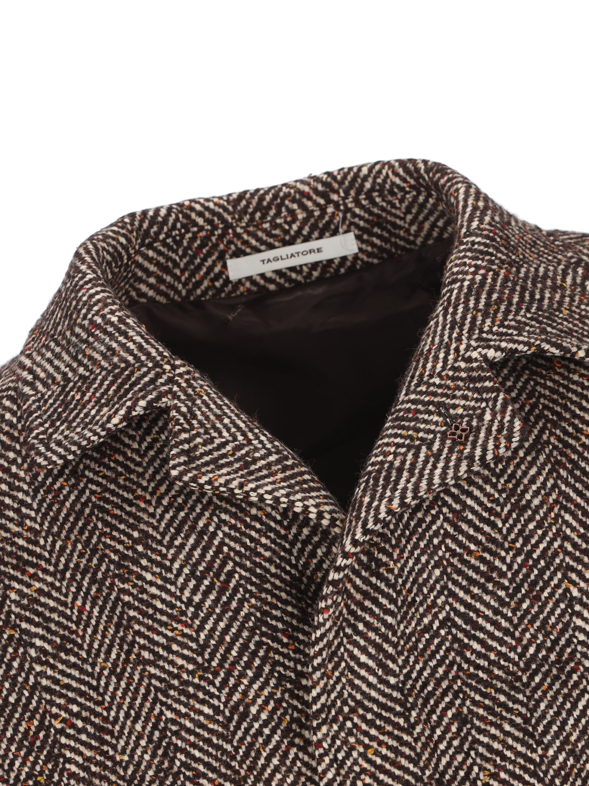 Cappotto Uomo in Lana a Spina di Pesce SALOMON/S ST 340364EM9031348 TAGLIATORE 