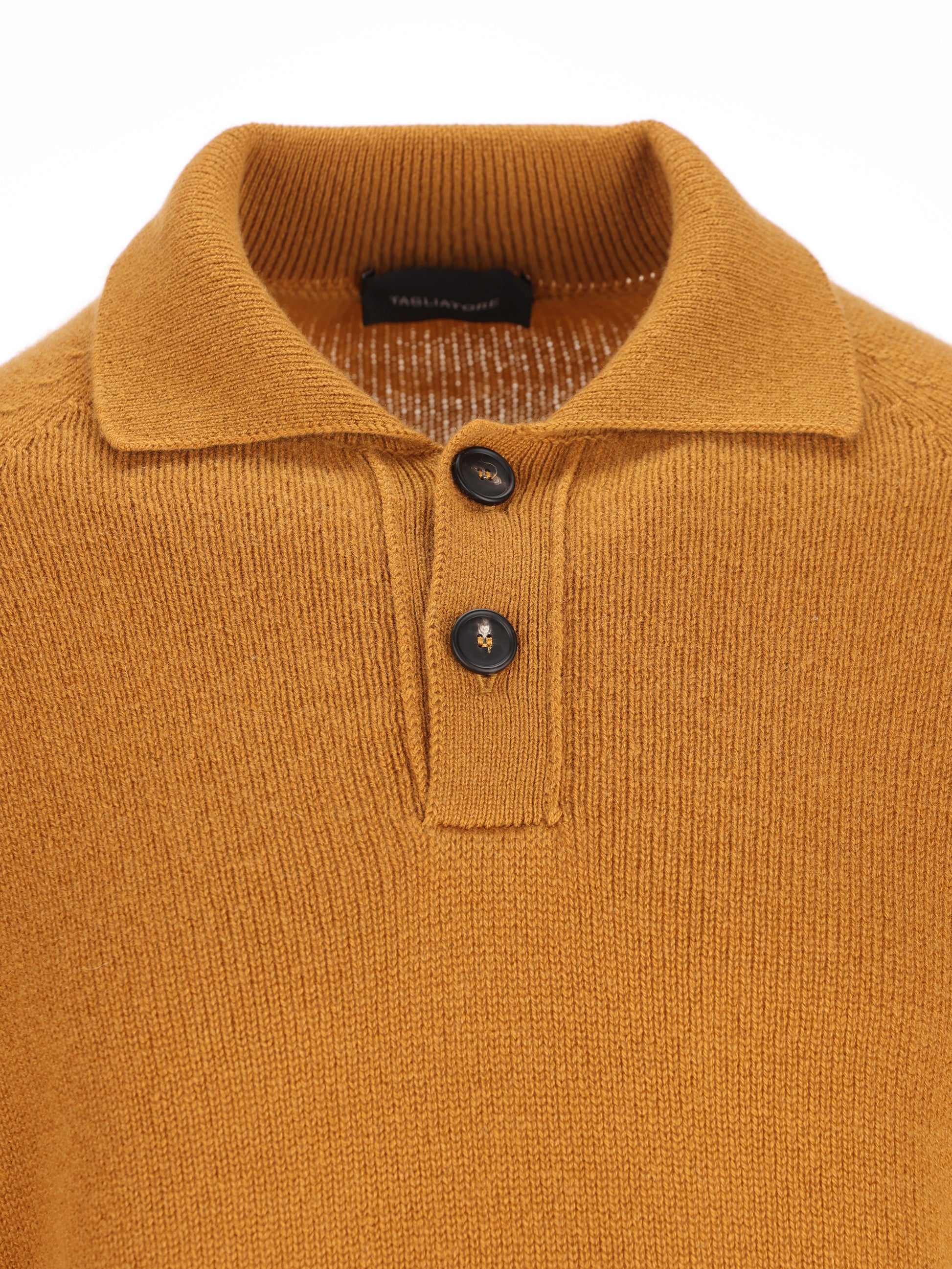 Maglia Polo in Cachemire 100% VOLTAIRE AIPWI26-05AMBRA932 TAGLIATORE 
