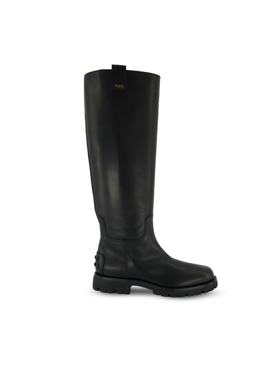 Stivali realizzati in pelle di vitello XXW31M0KV40N6M B999 TOD'S 