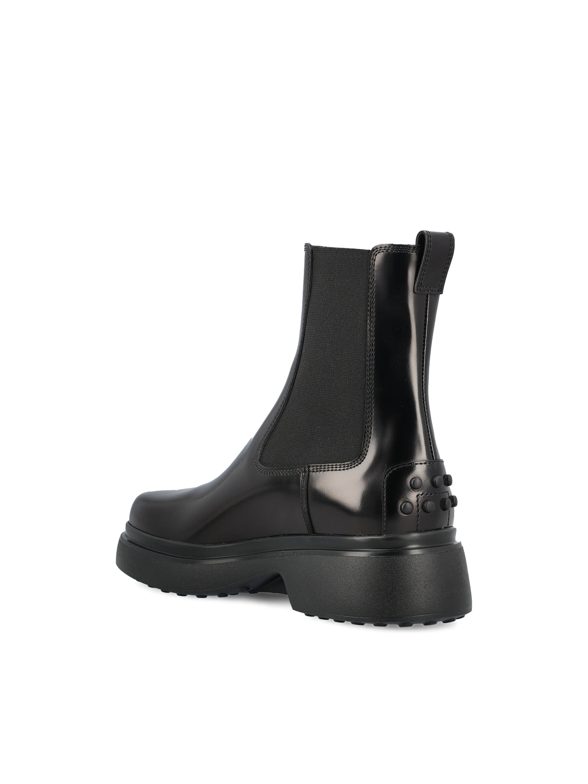 Stivali in pelle liscia. XXW74L0JK20AKT B999 TOD'S 