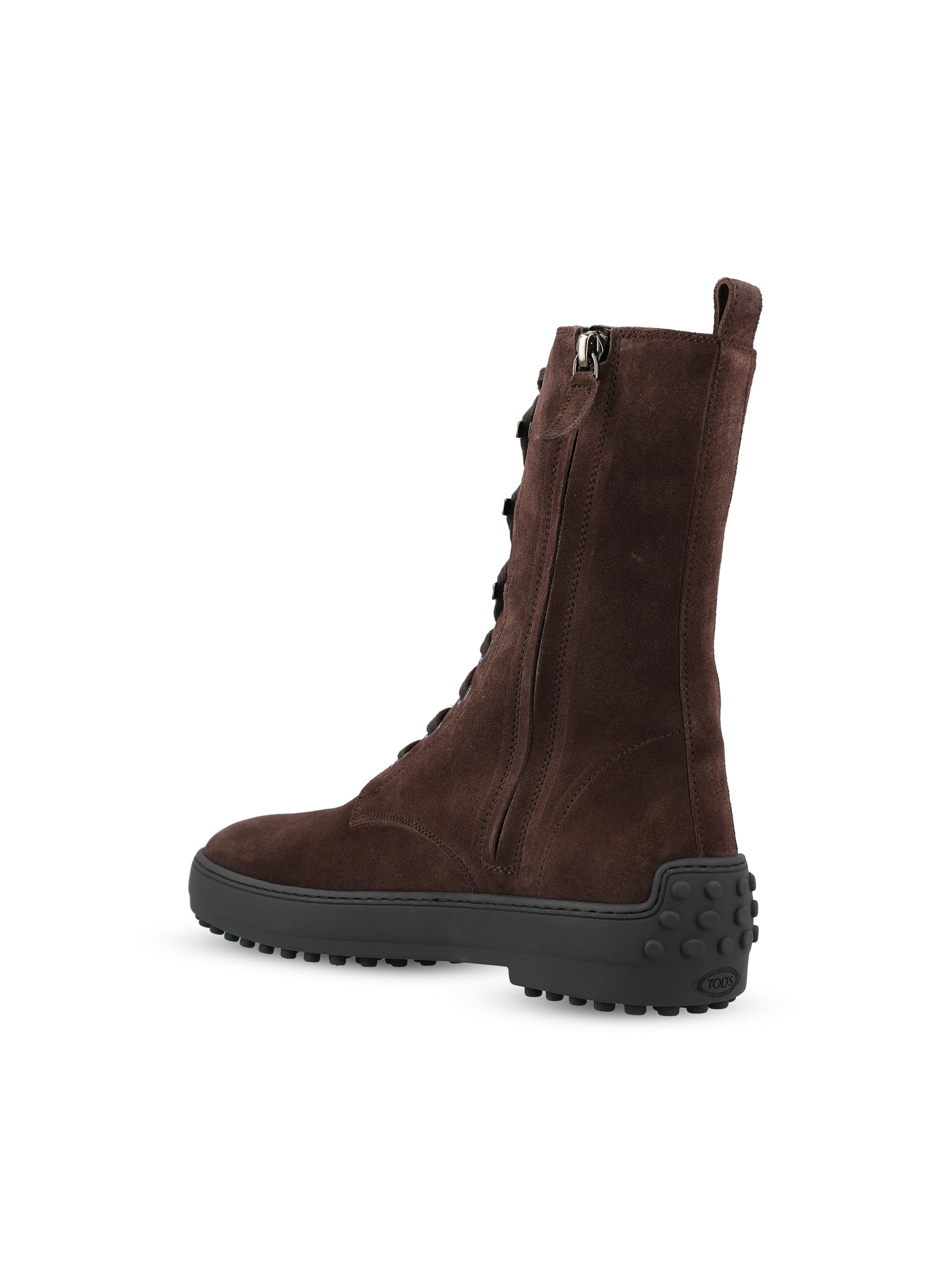Stivale realizzato in pelle di vitello scamosciata. XXW84L0JU70RE0 S808 TOD'S 
