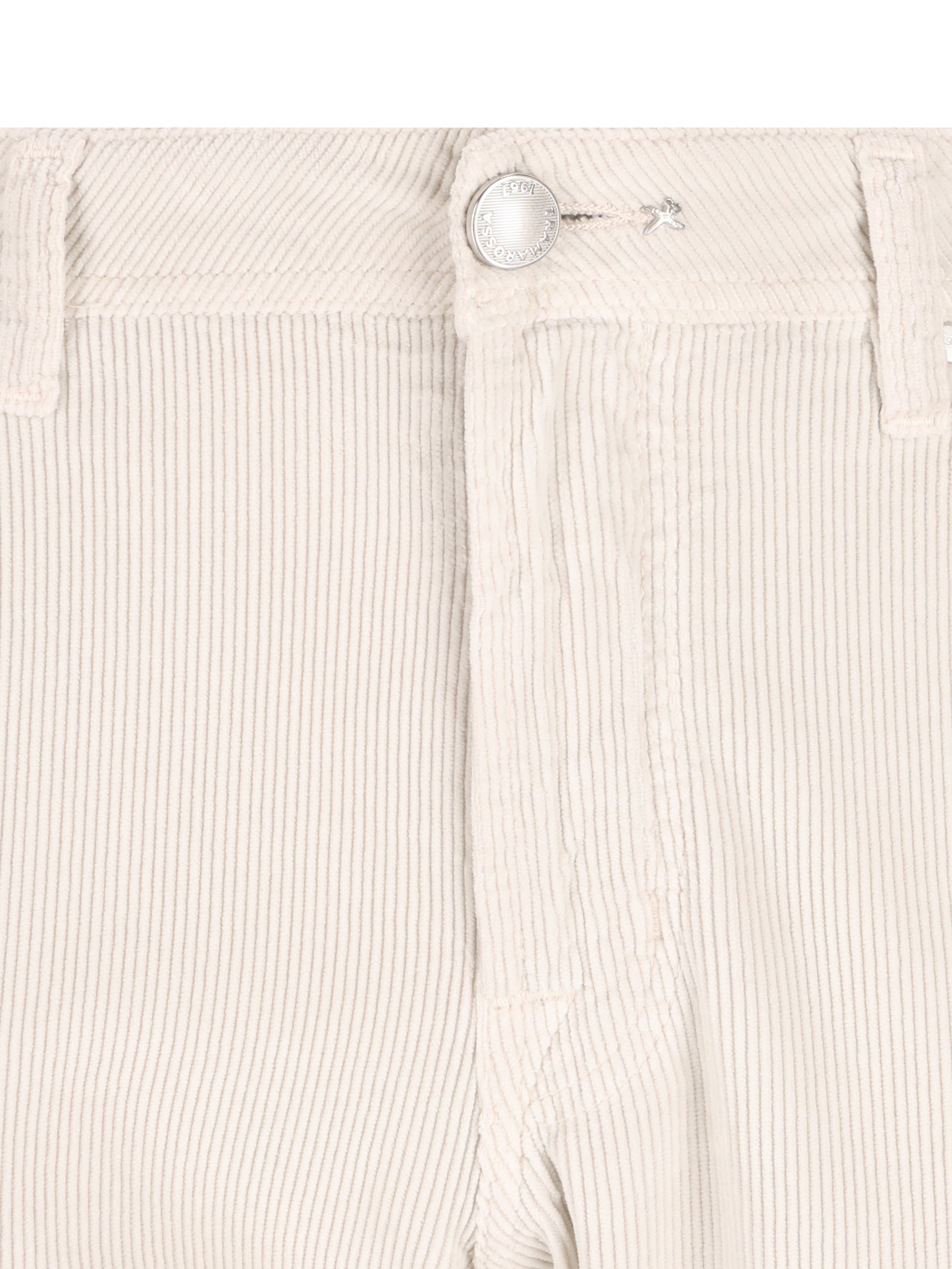 Pantaloni Michelangelo Tramarossa in velluto bianco MICHELANGELO V0050003 TRAMAROSSA 