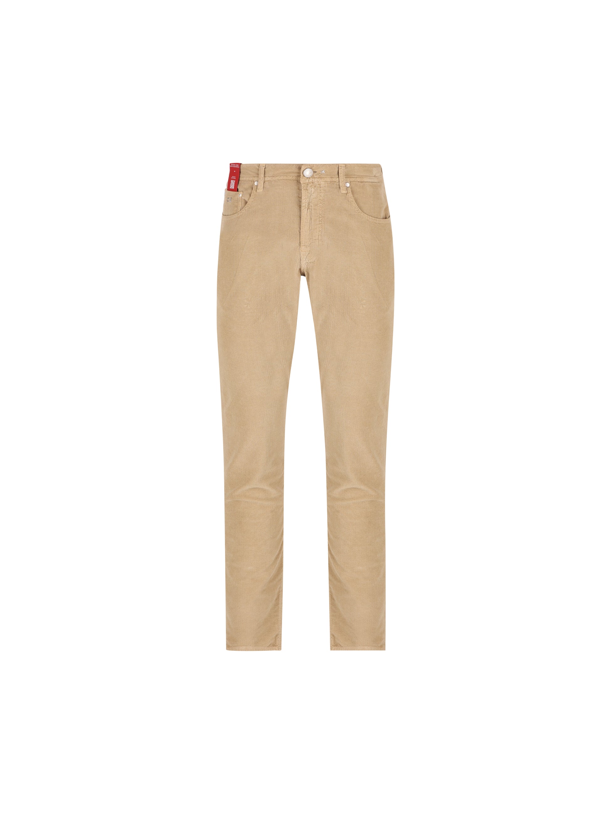 Pantaloni Michelangelo Tramarossa in velluto beige MICHELANGELO V0050270 TRAMAROSSA 