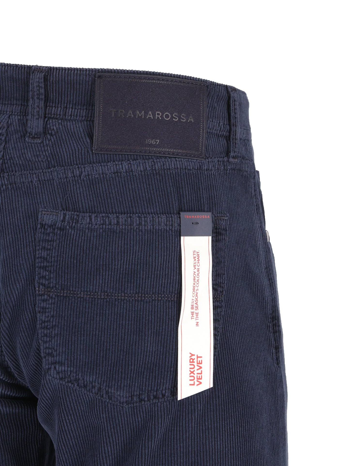 Pantaloni realizzati in velluto. MICHELANGELO V0050558 TRAMAROSSA 