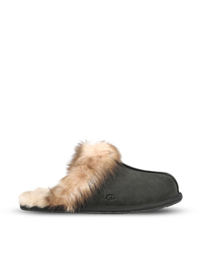 Ciabbatte realizzate in pelle. 1183330 BLK UGG 