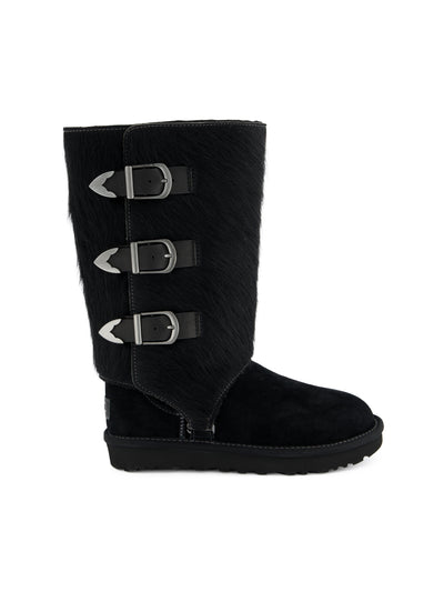 Stivale realizzato in cavalino 1183491 BLK UGG 