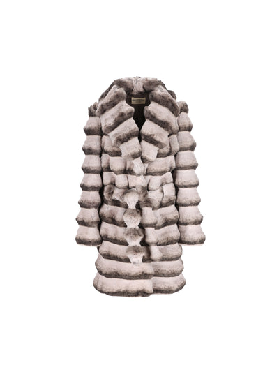 Cappotto in Eco Pelliccia Sfumato EF215/FCN 016 UNCOMMON 