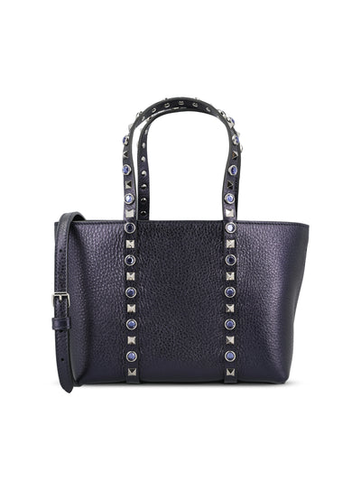 Borsa a mano realizzata in pelle martellata. 8W0B0R05PAX F8Y VALENTINO GARAVANI 