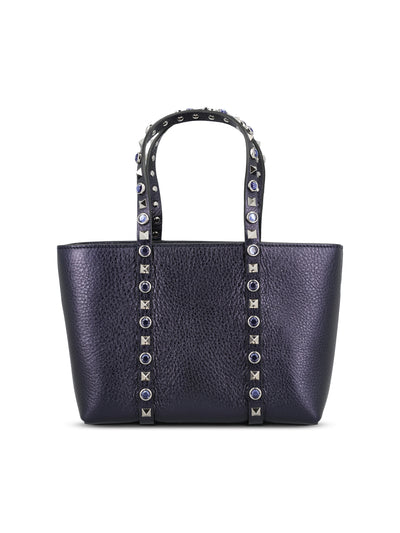 Borsa a mano realizzata in pelle martellata. 8W0B0R05PAX F8Y VALENTINO GARAVANI 