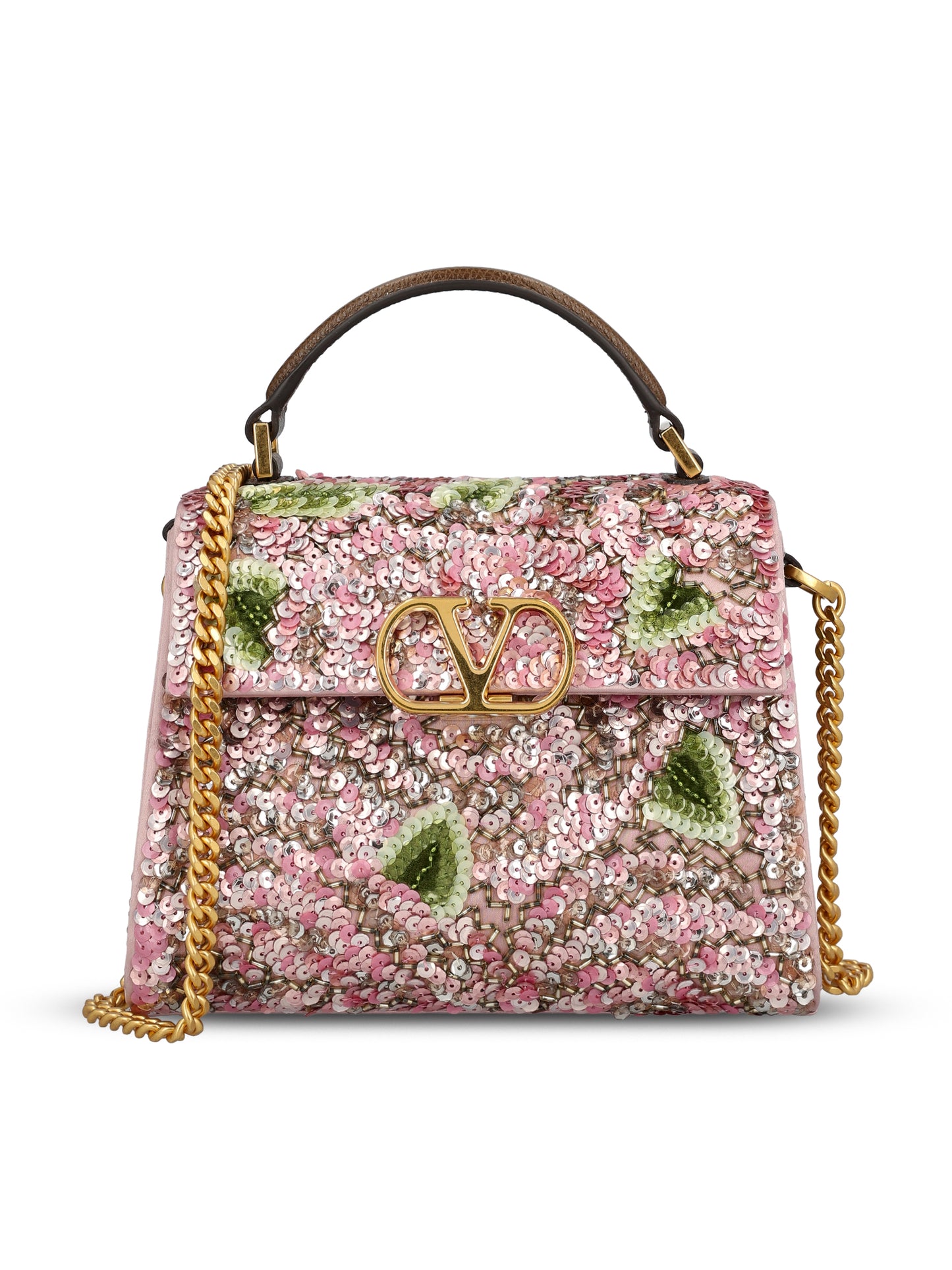 Borsa realizzata in raso e pailettes. 8W0B0R91RHQ 0DU VALENTINO GARAVANI 