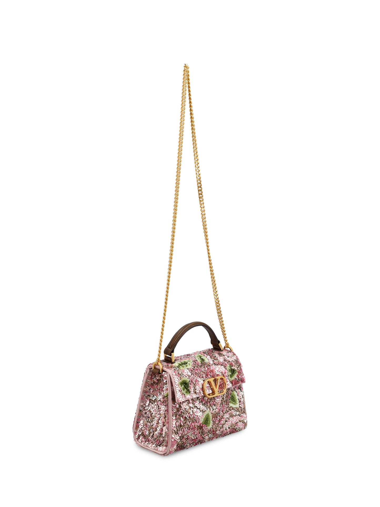 Borsa realizzata in raso e pailettes. 8W0B0R91RHQ 0DU VALENTINO GARAVANI 