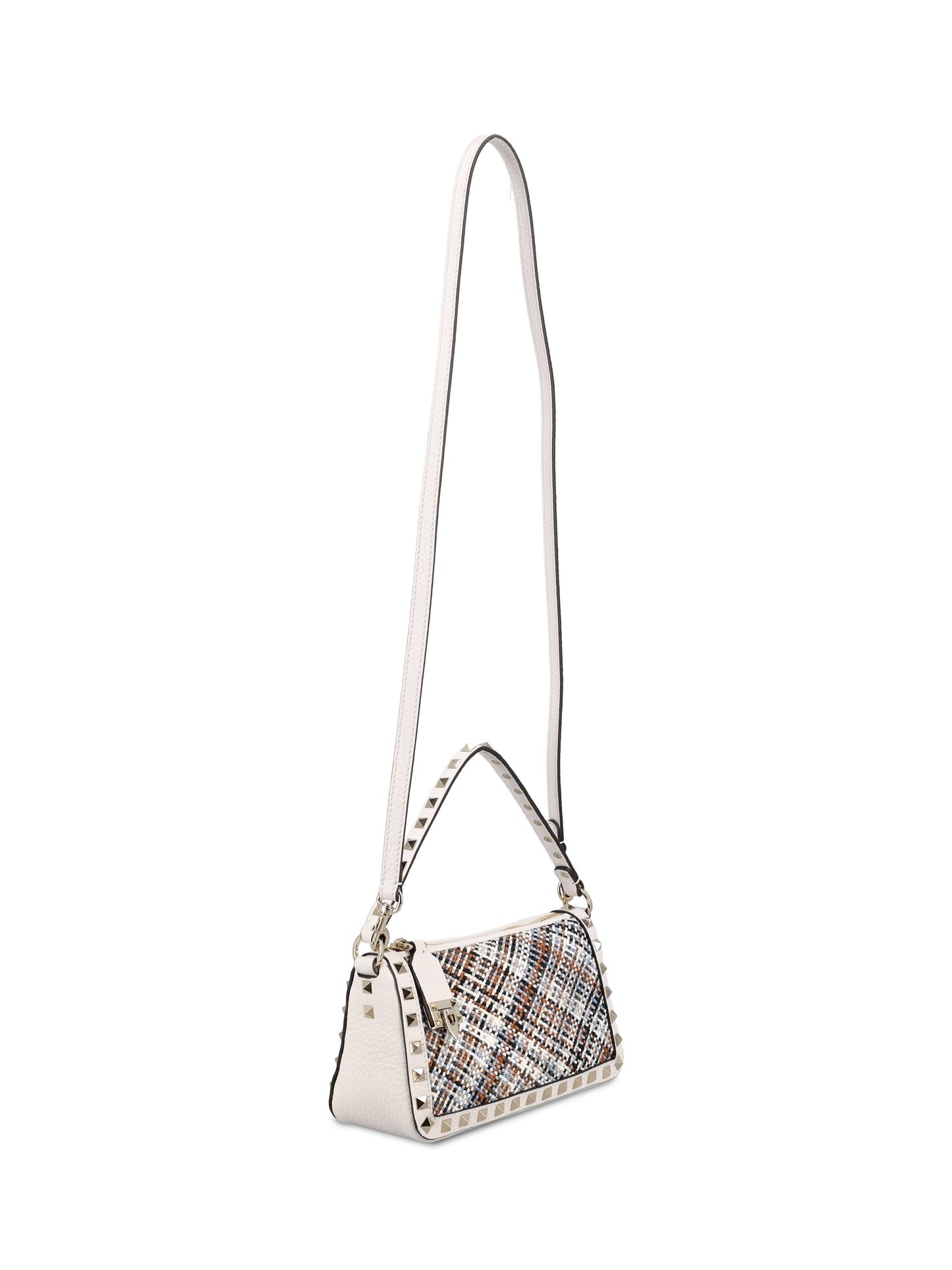 Borsa realizzata in pelle e tessuto. 8W0B0T05EFW 6Q7 VALENTINO GARAVANI 