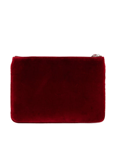 Pouch realizzata in velluto. 8W2P0AK4TTS DBL VALENTINO GARAVANI 