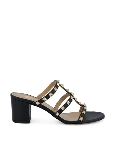 Sandalo Valentino Garavani Rockstud in vitello. 8W2S0C47VOD 0NO VALENTINO GARAVANI 