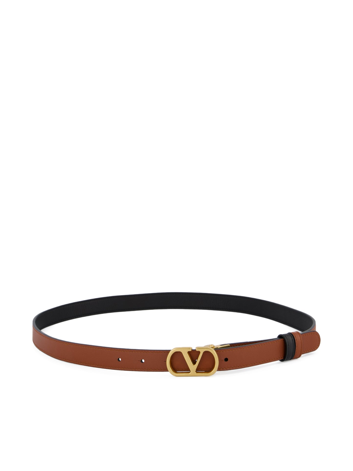 Cintura reversibile VLogo Signature Valentino Garavani in Vitello lucido 8W2T0SU8IYR DRN VALENTINO GARAVANI 