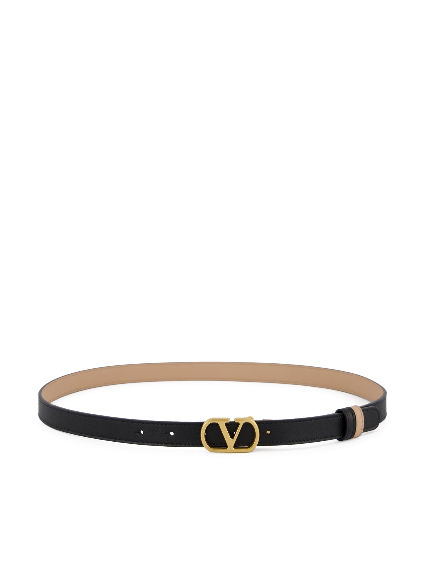 Cintura reversibile VLogo Signature Valentino Garavani in Vitello lucido 8W2T0SU8IYR DVW VALENTINO GARAVANI 
