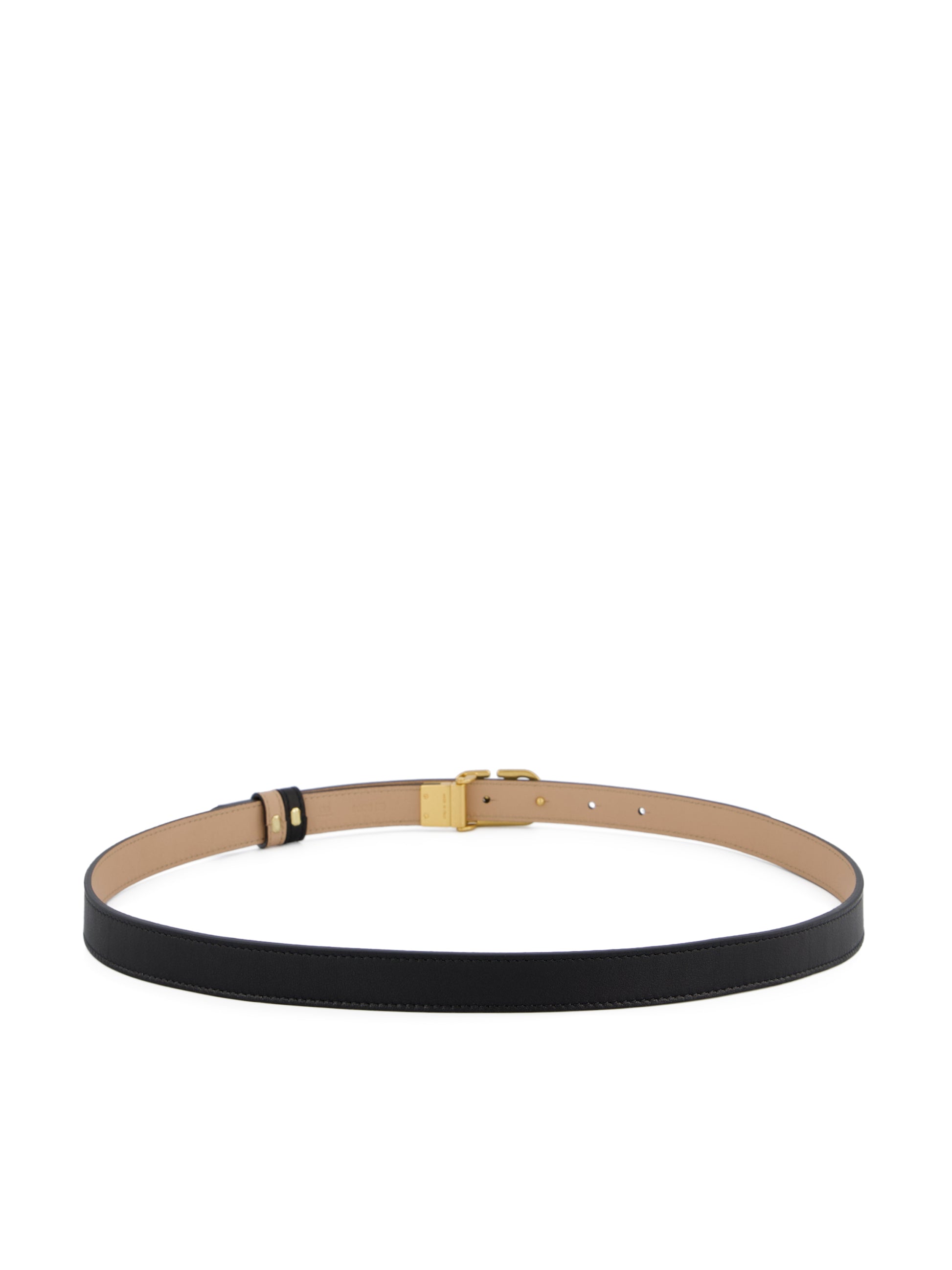 Cintura reversibile VLogo Signature Valentino Garavani in Vitello lucido 8W2T0SU8IYR DVW VALENTINO GARAVANI 