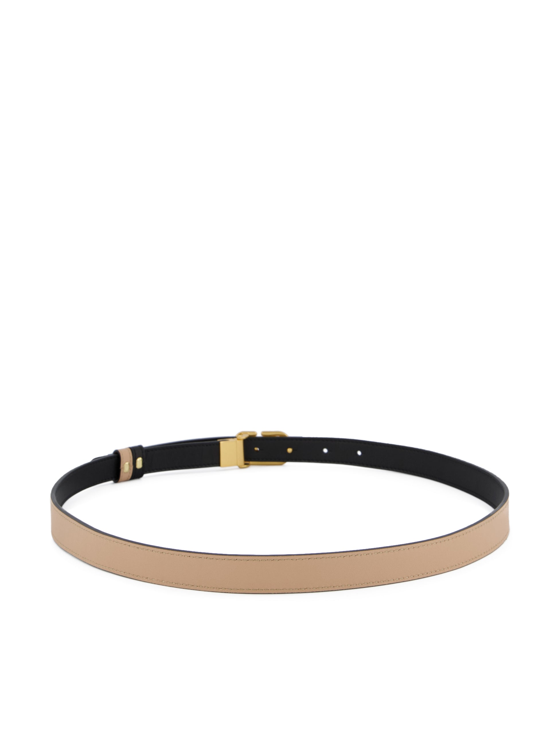 Cintura reversibile VLogo Signature Valentino Garavani in Vitello lucido 8W2T0SU8IYR DVW VALENTINO GARAVANI 