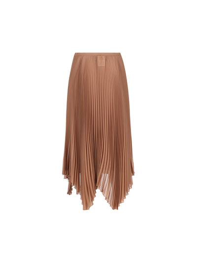 Gonna midi in light georgette plissé 9B0RAFR6AJT 0A3 VALENTINO GARAVANI 