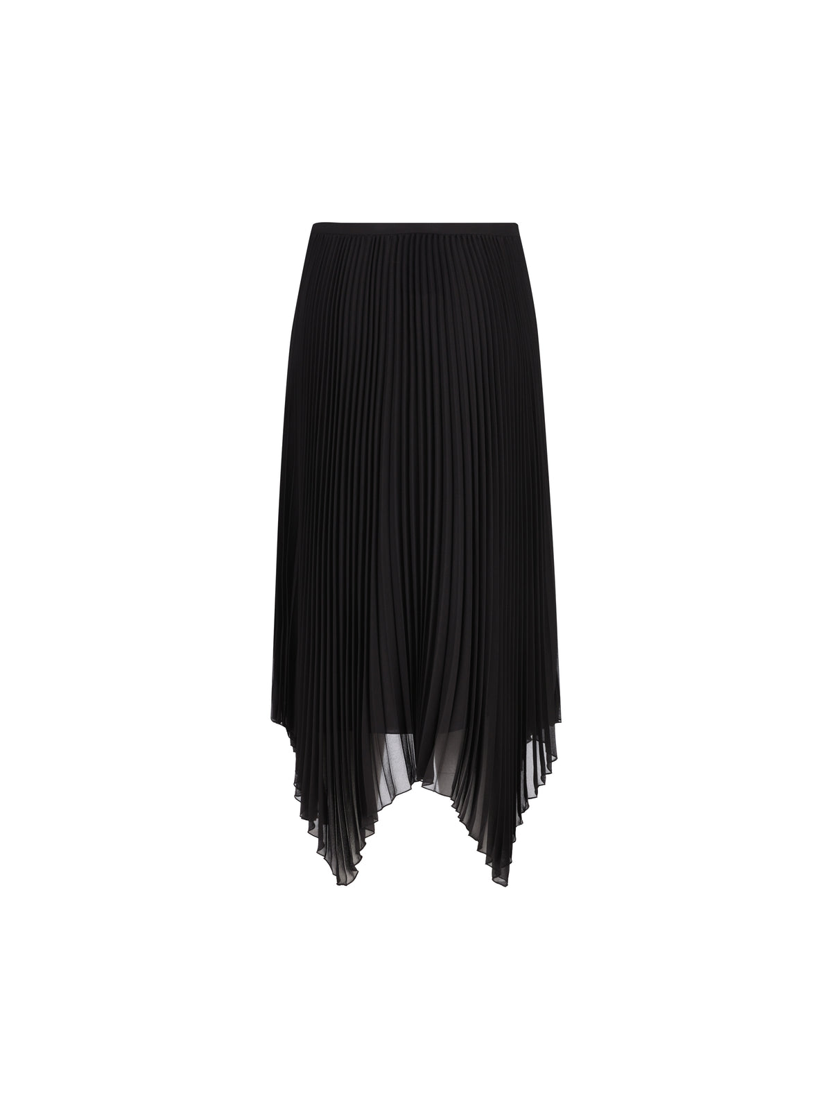 Gonna midi in light georgette plissé 9B0RAFR6AJT 0NO VALENTINO GARAVANI 