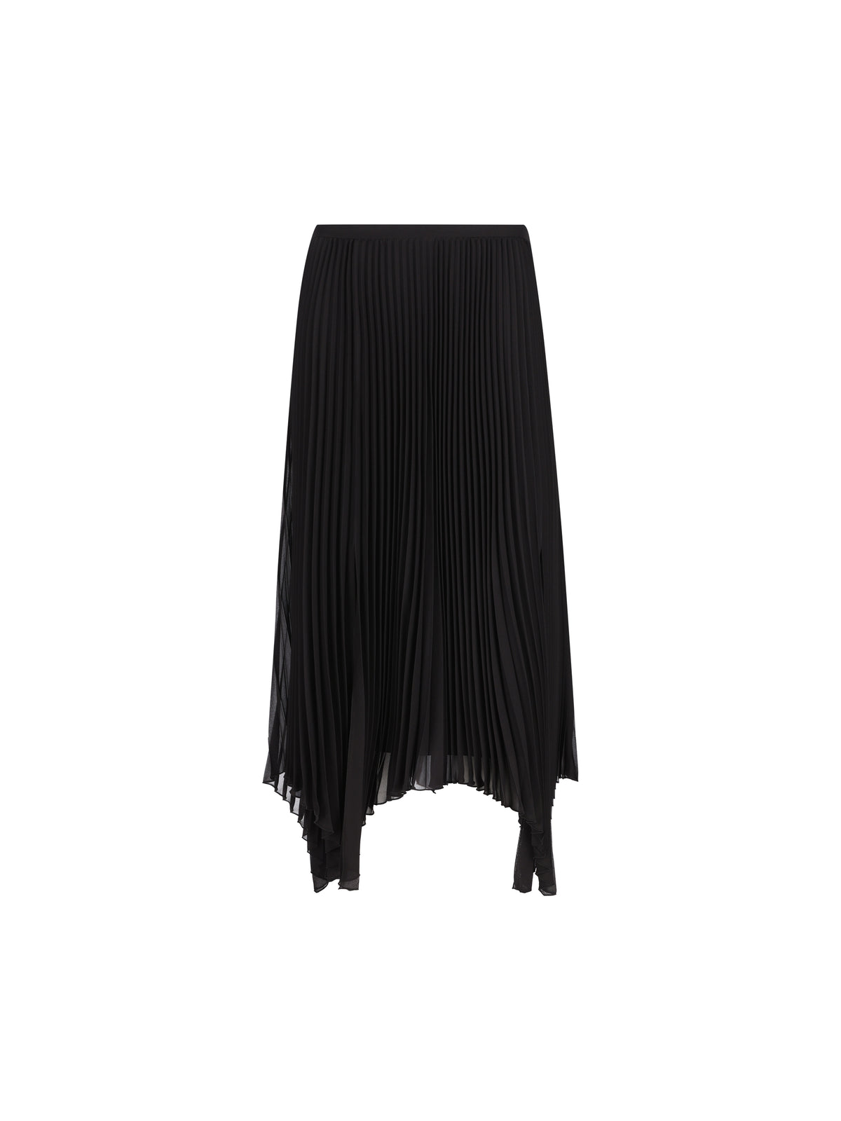 Gonna midi in light georgette plissé 9B0RAFR6AJT 0NO VALENTINO GARAVANI 