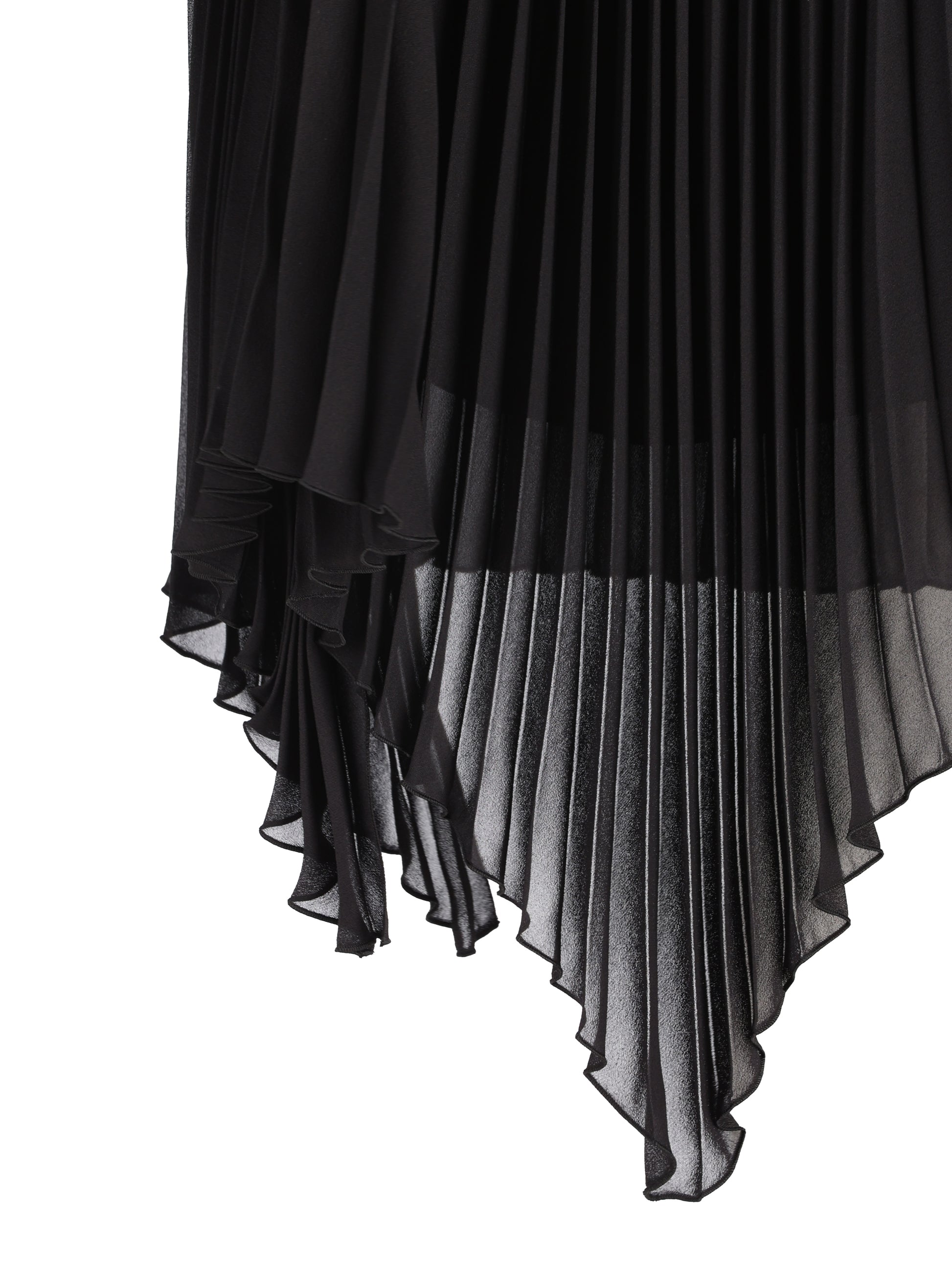 Gonna midi in light georgette plissé 9B0RAFR6AJT 0NO VALENTINO GARAVANI 